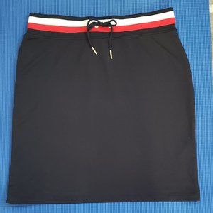 Tommy Hilfiger Sporty, Navy Short Skirt with Elastic Waist, Size Medium